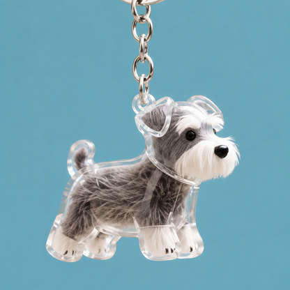 Personalized Pet Fur Keepsake Keychain