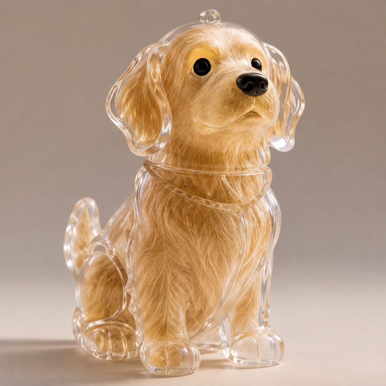 Personalized Pet Fur Keepsake Keychain