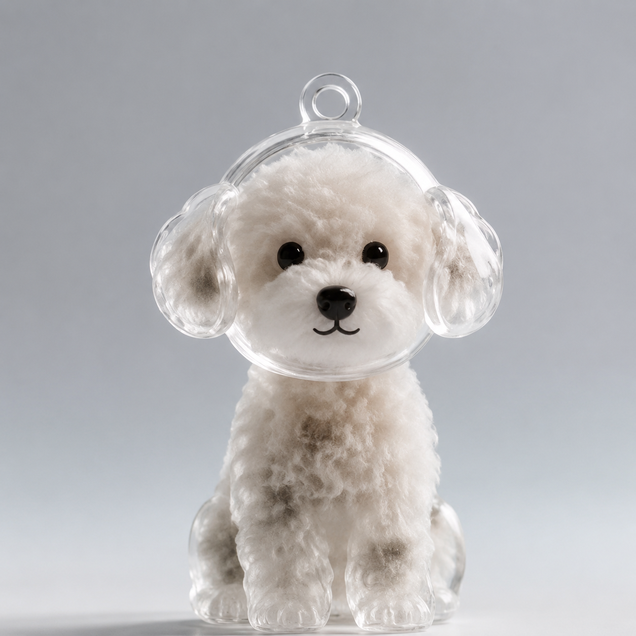 Personalized Pet Fur Keepsake Keychain